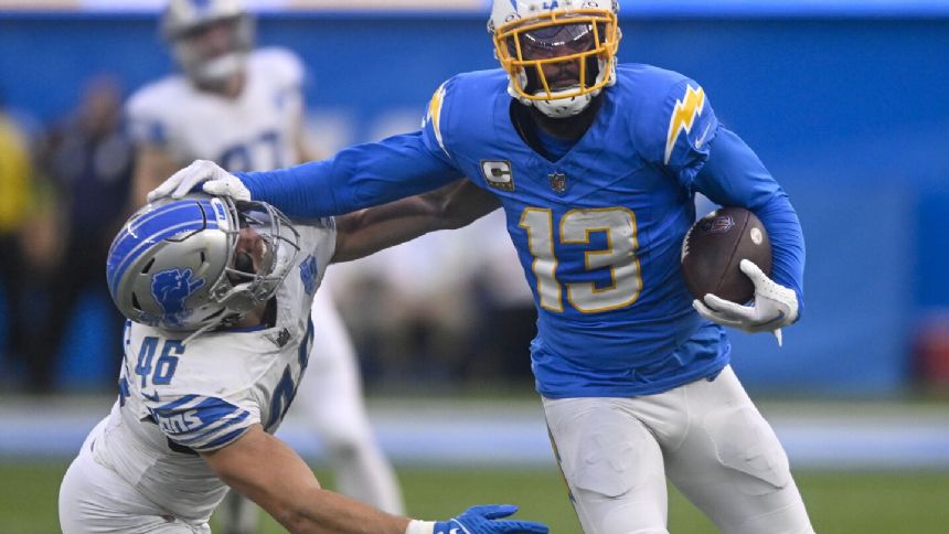 Wide receiver Keenan Allen being traded from Los Angeles Chargers to Chicago Bears, AP sources say