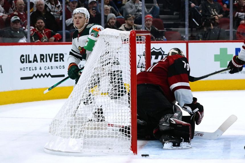 Wild beat Coyotes 5-2 for fourth straight win