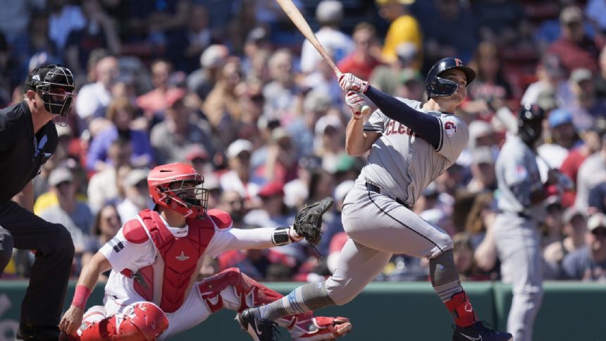Will Brennan homers, Guardians beat Red Sox 6-0 to spoil Boston's Patriots' Day game