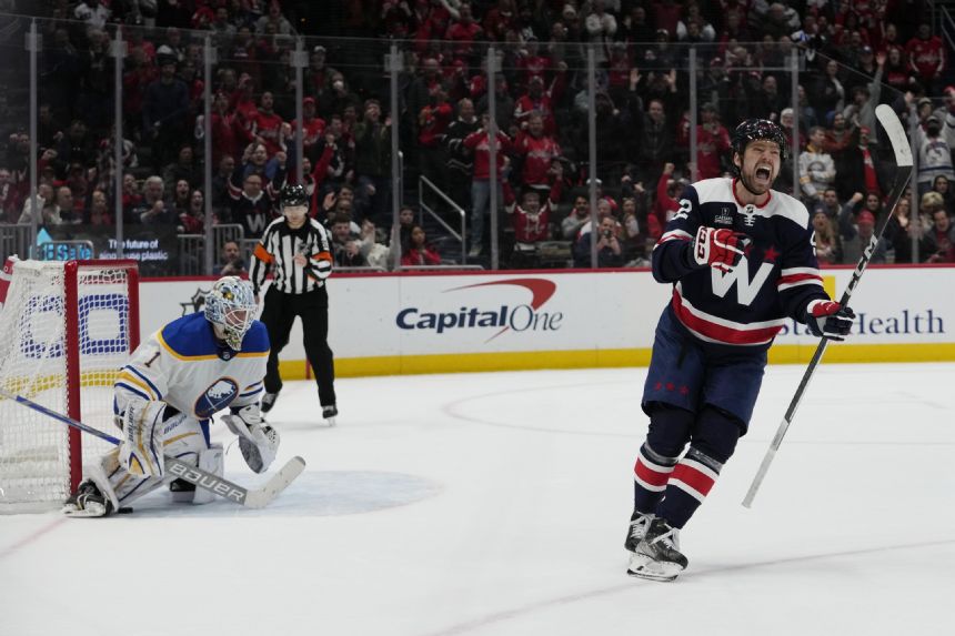 Wilson helps Capitals rally late in 5-4 SO win over Sabres