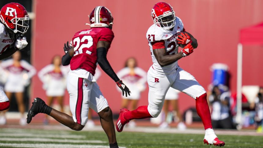 Wimsat runs for 3 TDs, Rutgers bowl eligible after 31-14 win over Indiana