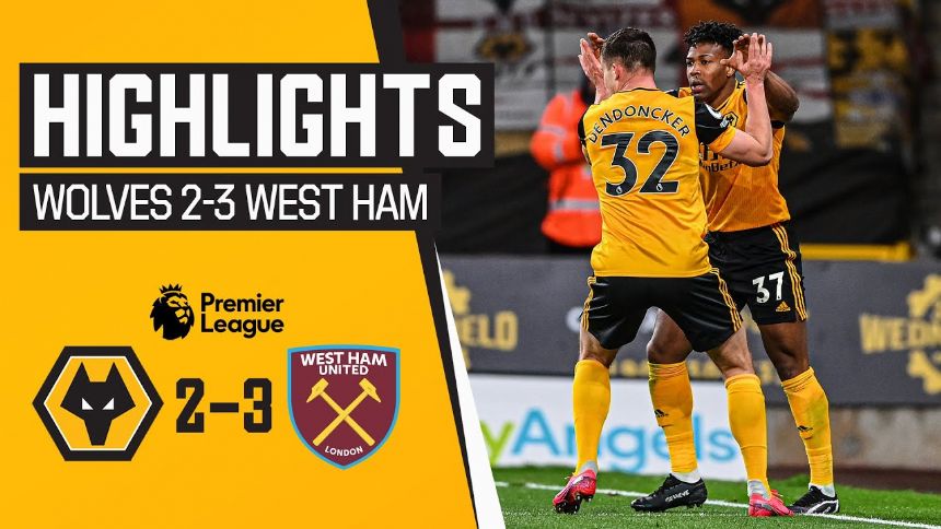 Wolves end West Ham's winning run with 1-0 victory in EPL