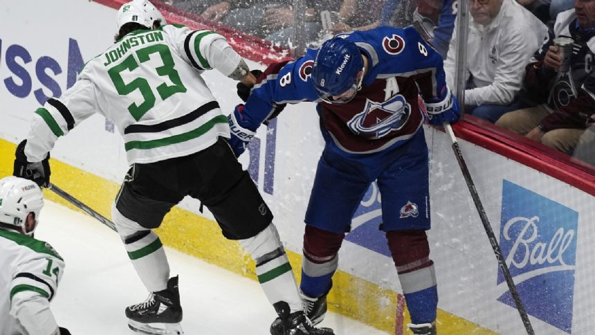 Wyatt Johnston scores twice as Stars push Avs to brink of elimination with 5-1 win in Game 4