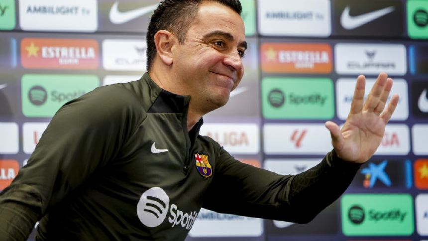 Xavi says Barcelona president will have to explain why he won't continue as coach