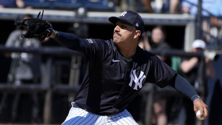 Yankees pitcher Cortes emerges pain-free from first spring training start after injury-marred 2023