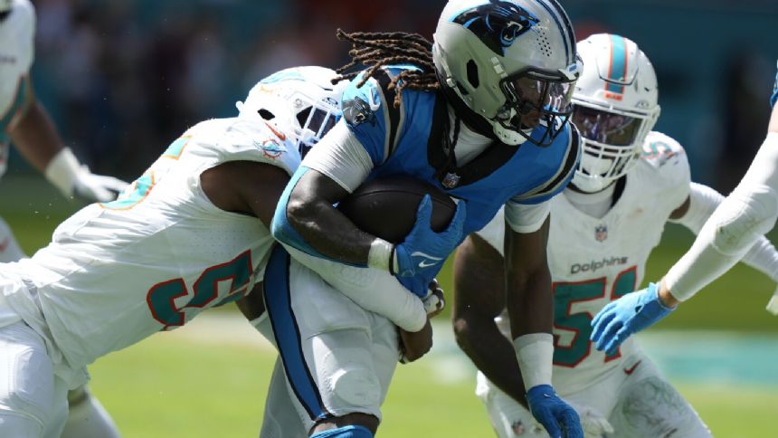 Young, Panthers show flashes of potential but remain winless after 42-21 loss at Miami