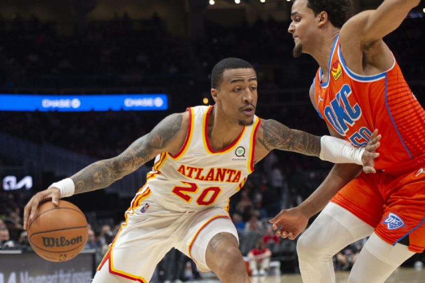 Young takes control in 2nd half, Hawks beat Thunder 113-101