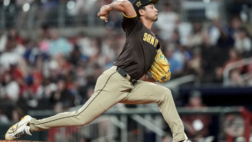Yu Darvish extends scoreless innings streak to 25 in Padres' 9-0 rout of Braves
