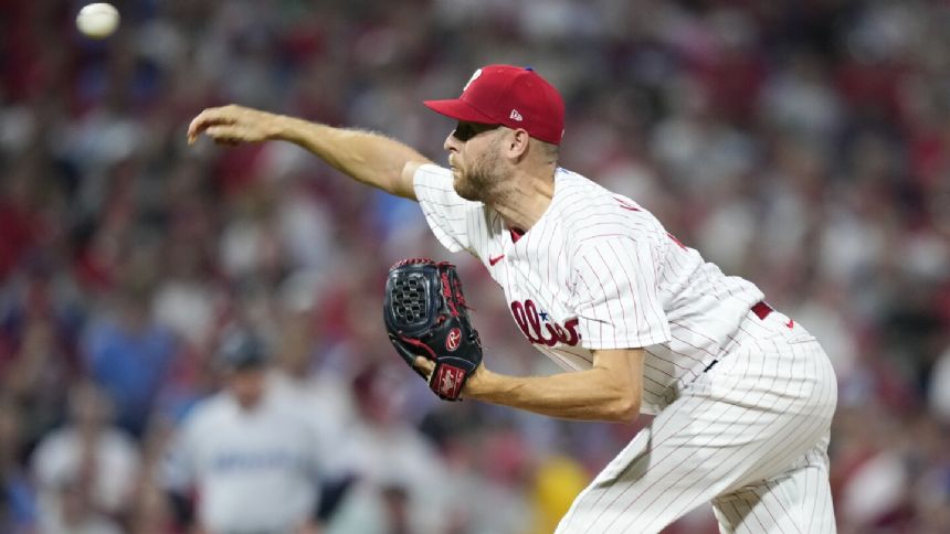 Zack Wheeler strikes out 8, NL champion Phillies beat Marlins 4-1 in Wild Card Series opener