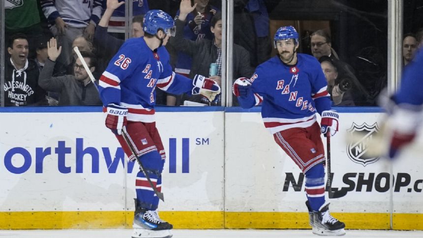 Zibanejad, Gustafsson help Rangers beat Devils 3-1