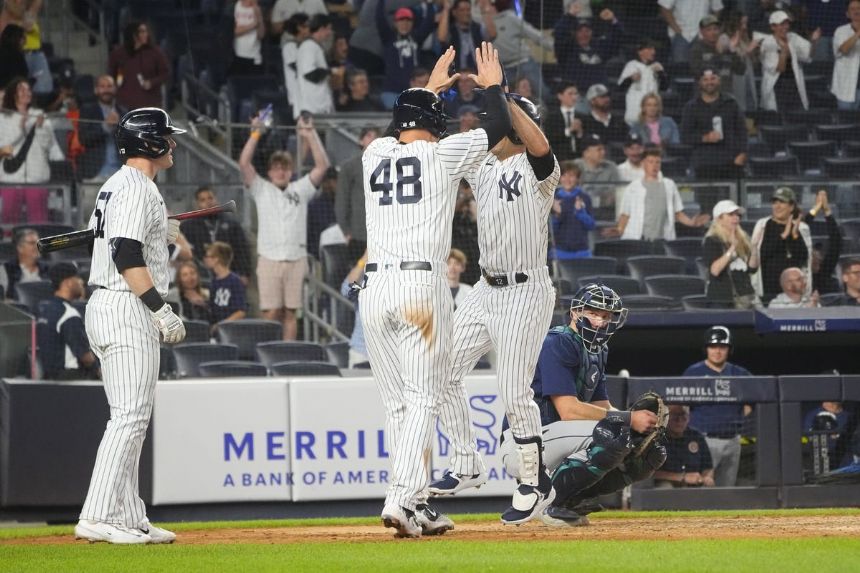 Athletics vs. Yankees Betting Odds, Free Picks, and Predictions - 7:05 PM ET (Thu, Apr 25, 2024)