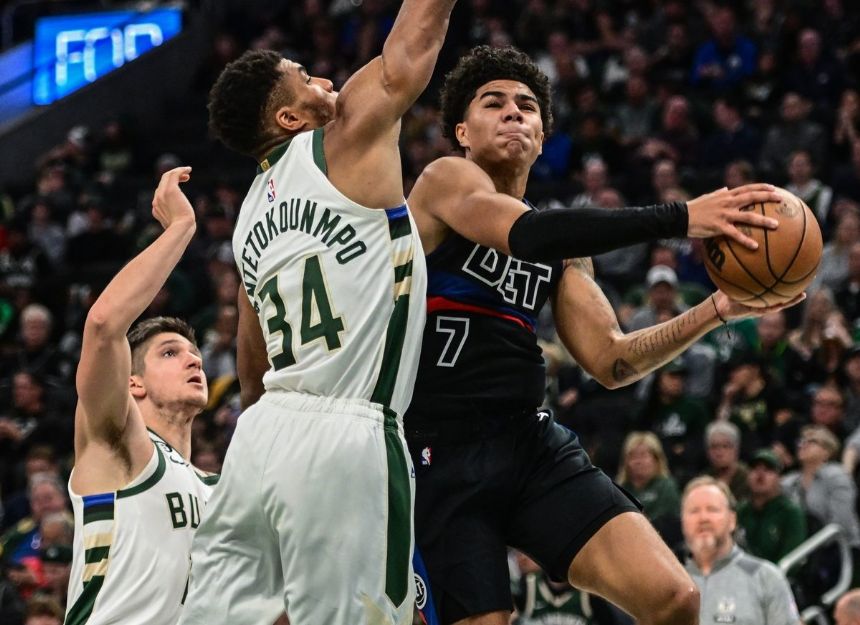 Pistons vs. Bucks Betting Odds, Free Picks, and Predictions - 8:10 PM ET (Wed, Nov 8, 2023)