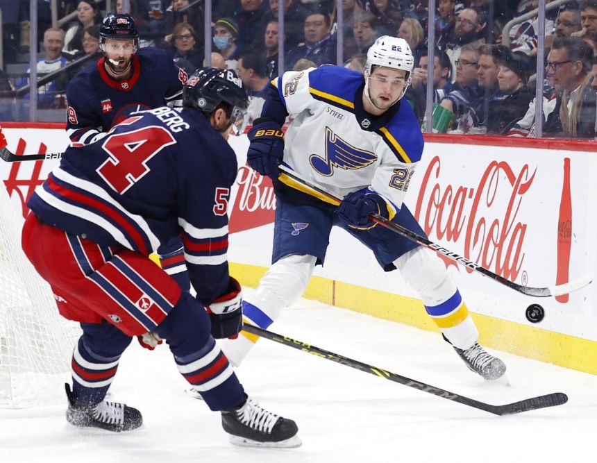 Blues vs. Jets Betting Odds, Free Picks, and Predictions - 8:07 PM ET (Tue, Feb 27, 2024)