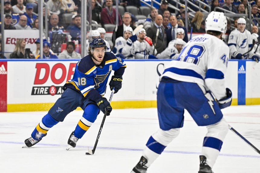 Blues vs. Sharks Betting Odds, Free Picks, and Predictions - 6:07 PM ET (Sat, Apr 6, 2024)