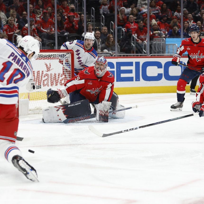 Rangers vs. Capitals Betting Odds, Free Picks, and Predictions - 7:05 PM ET (Fri, Apr 26, 2024)