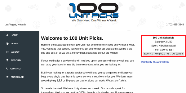 100UnitPicks.com Reviews