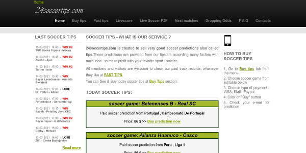 24SoccerTips.com Reviews