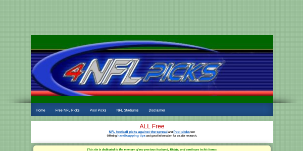 4NFLPicks.com Reviews