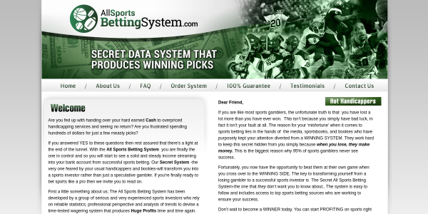 AllSportsBettingSystem.com Reviews