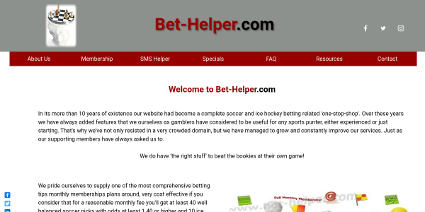 Bet-Helper.com Reviews