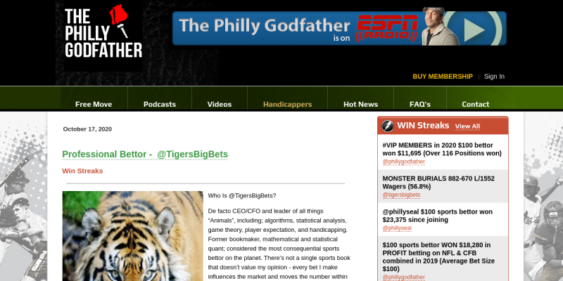 BigBetTiger.thephillygodfather.com Review