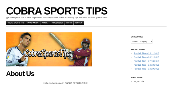 CobraSportsTips.wordpress.com Reviews