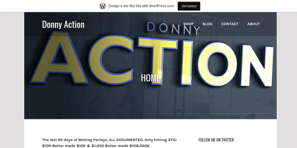 DonnyAction.wordpress.com Reviews