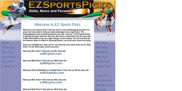 EZSportsPicks.com Reviews