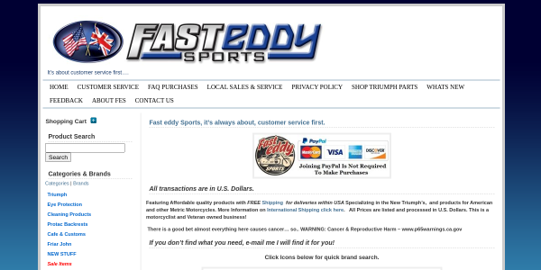 FastEddySports.com Reviews
