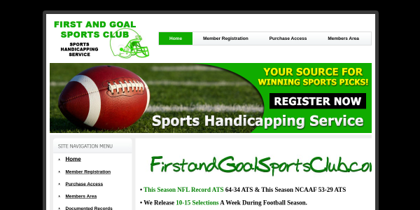 FirstAndGoalSportsClub.com Reviews