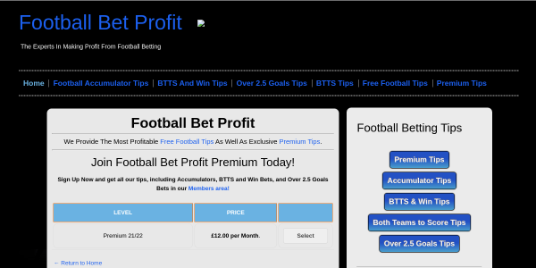 FootballBetProfit.com Reviews