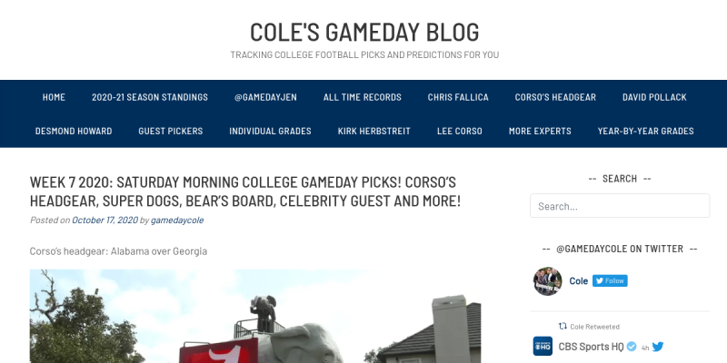 GamedayCole.com Reviews