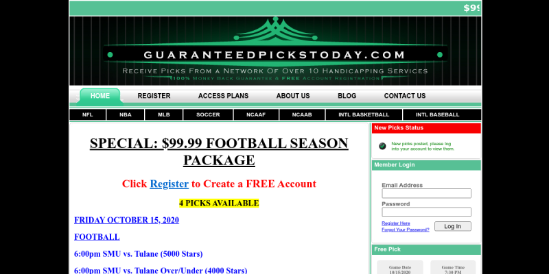 GuaranteedPicksToday.com Review