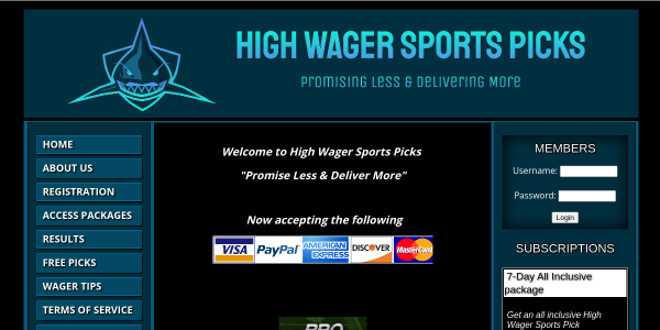 HighWagerSportsPicks.com Reviews