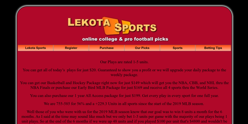 LekotaSports.com Reviews