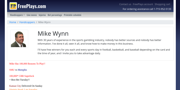 MikeWynnSports.com Reviews