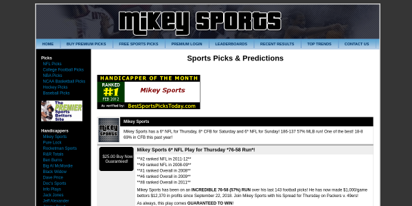 MikeySports.com Reviews