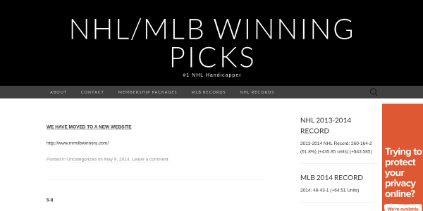 MrMLBWinners.wordpress.com Reviews