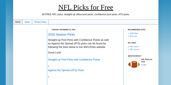 NFLPicksForFree.com Reviews