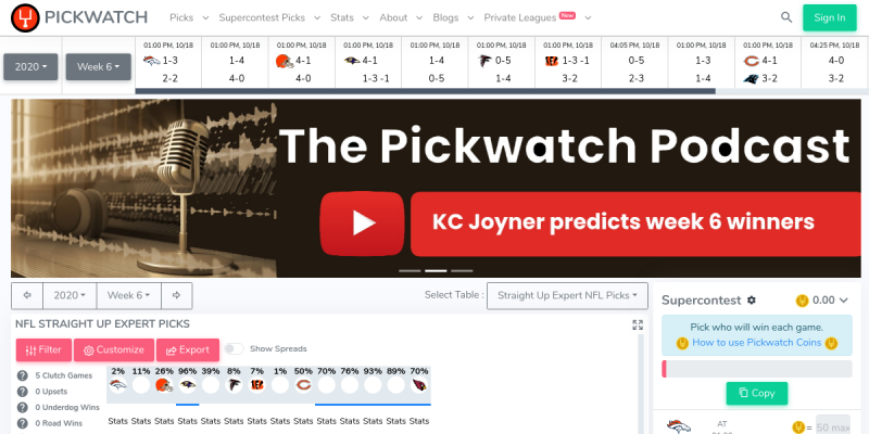 NFLPickwatch.com Review