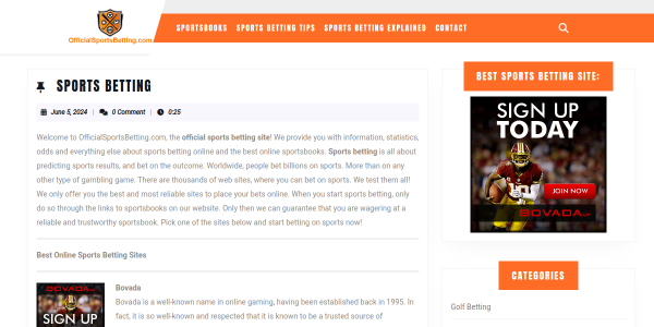 OfficialSportsBetting.com Reviews