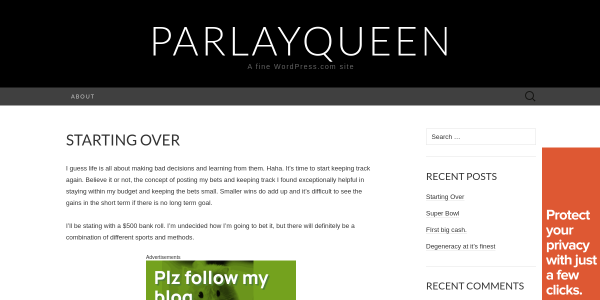 ParlayQueen.wordpress.com Reviews