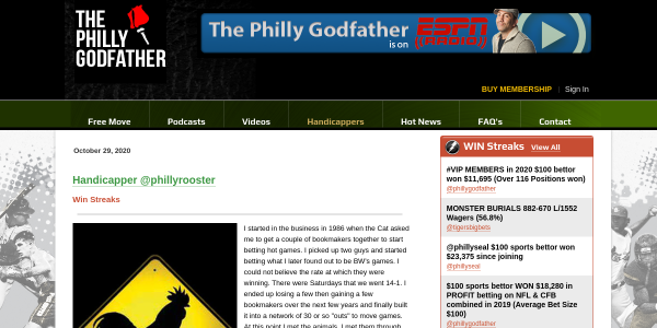 PhillyRooster.thephillygodfather.com Reviews