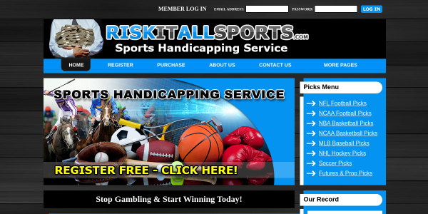 RiskItAllSports.com Reviews