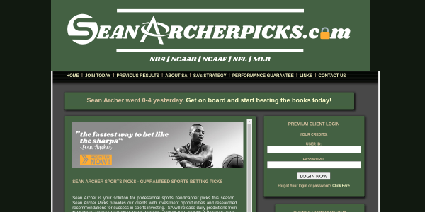 SeanArcherPicks.com Reviews