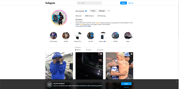 SkinnyBets.instagram.com Reviews