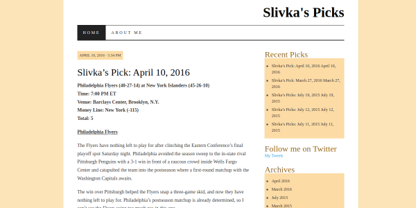 SlivkasPicks.wordpress.com Reviews