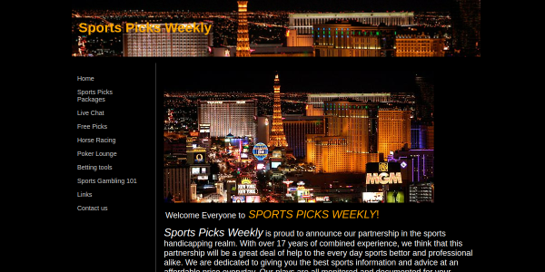 SportsPicksWeekly.yolasite.com Reviews