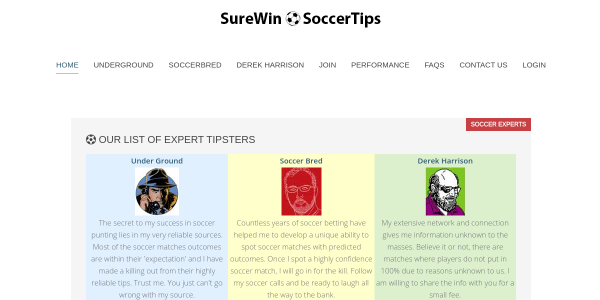 SureWinSoccerTips.com Reviews
