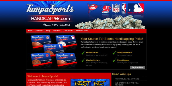 TampaSportsHandicapper.com Reviews